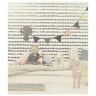 Ferm Living Dotty Yellow Wallpaper