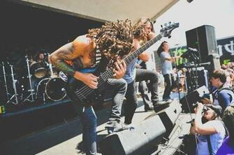 Born Of Osiris Death Metal Heavy Concert Guitar Wallpaper