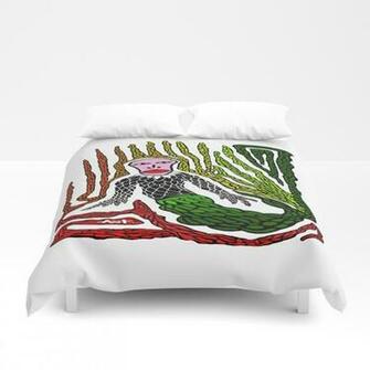 The Genius Birdman No Background Duvet Cover By Artbrut Society6