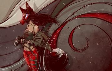 Wallpaper Fox Radioactive Mask Amera Katefox Image For