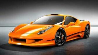 Orange Car Wallpaper