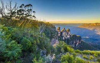 Blue Mountains Wallpaper HD
