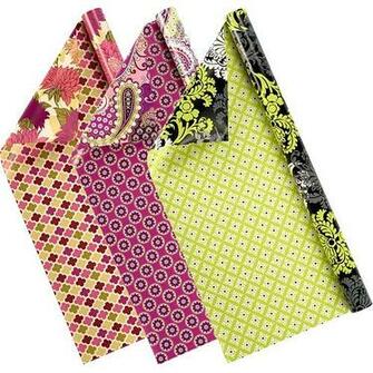 Reversible Wrapping Paper Is Great Because When You Have A Stack Of