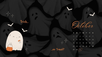 Customizable Halloween Desktop Wallpaper Templates