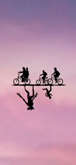 Stranger Things Kawaii Cave iPhone Wallpaper