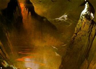 Frank Frazetta Fictional Landscapes HD Wallpaper Nature