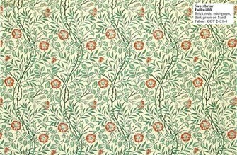 William Morris Reproduction Wallpaper And Fabric Sweetbriar