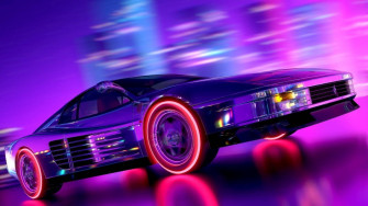 Neon Purple Wallpaper