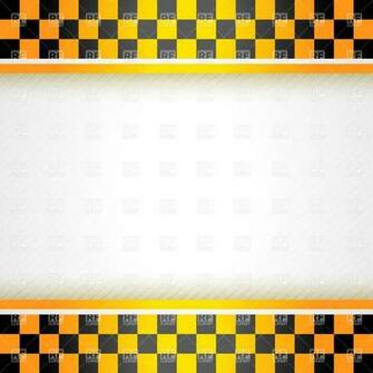Taxi Background Blank Template Vector Image Of Background