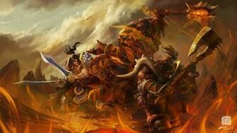 World Of Warcraft Wow Warriors Fight Wallpaper Game HD