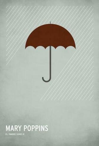 Disney Mary Popings Minimalist Poster Rain Image On Favim