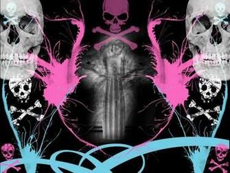 Skull Background For Girls Sick Girl Wallpaper By