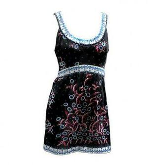 60s Emilio Pucci Noir Floralette Itsy Bitsy Mini At 1stdibs