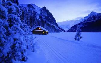 From Snowy Landscape Wallpaper