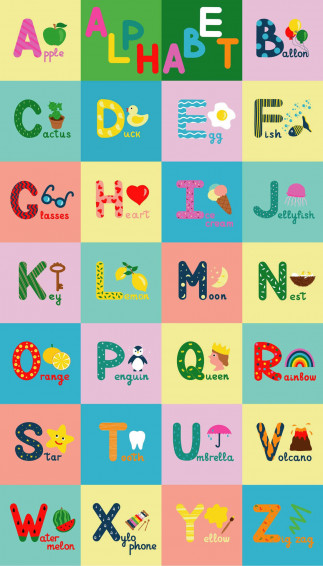 Come Explore Alphabet Wallpaper
