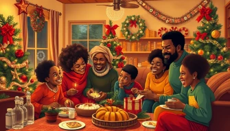 African American Christmas Wallpaper