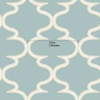 Moroccan Rabat Peel Stick Repositionable Fabric Wallpaper J