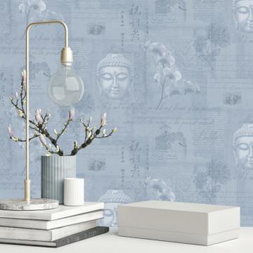 Exclusive Holden D Cor Tranquillity Buddha Elephant Wallpaper