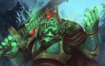 Wallpaper Sword Crown Art Green King Dota Ostarion Wraith
