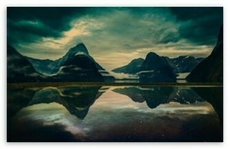 Milford Sound Morning HD Wallpaper For Standard Fullscreen
