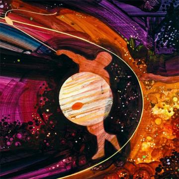 Jupiter Slingshot Abstract 4k iPad Air Wallpaper