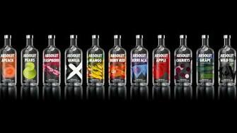 Full HD Wallpaper Absolut Bottle Vodka Collection