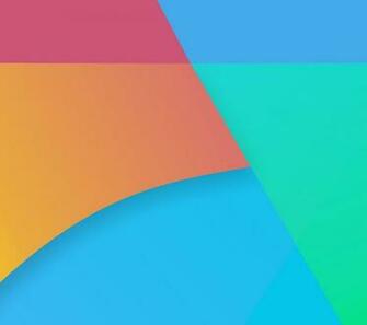 Pastel Shapes Mobile Wallpaper