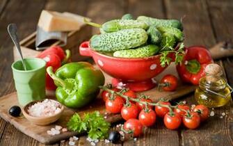 Fresh Vegetables HD Wallpaper