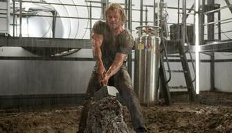 Thor Grasping The Hammer Desktop Wallpaper