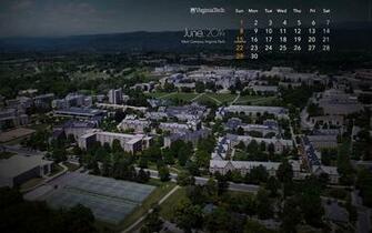 Desktop Wallpaper June Virginia Tech X