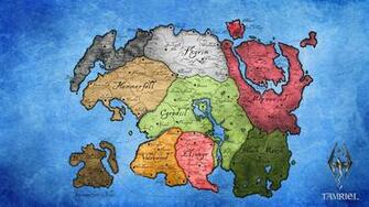 Tamriel Map Wallpaper Image