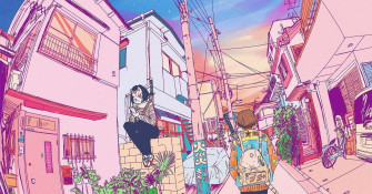 Pink Anime Aesthetic Picture Wallpaper