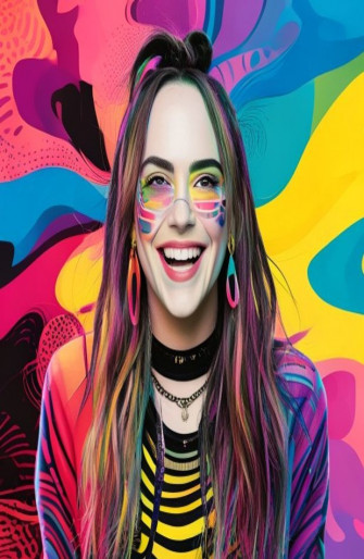 Billie Eilish Smiling Wallpaper