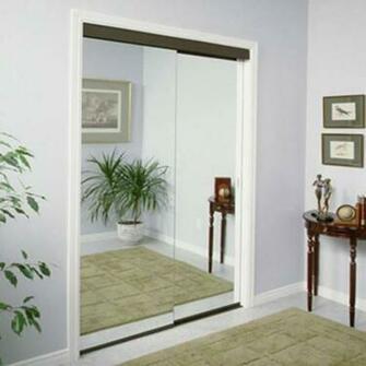Mirrored Closet Doors Menards Home Designs Wallpaper