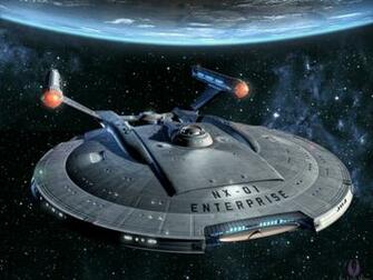 Enterprise Nx Starship Star Trek Computer Desktop Wallpaper