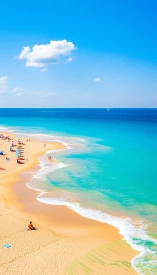 Summer Beach Sand Wallpaper