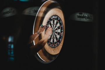 Darts Background Sport Circle Hand