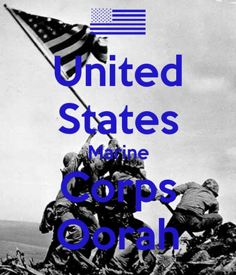 United States Marine Corps Oorah Keep Calm And Carry On Image