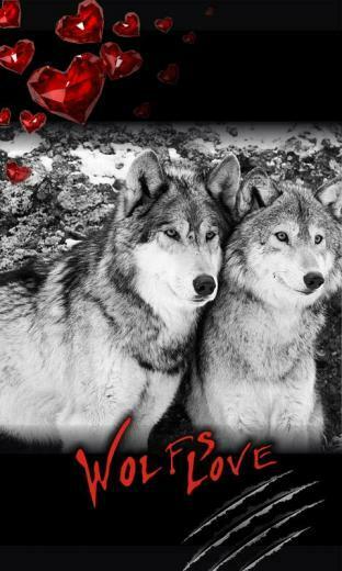 Love Wolf Best Live Wallpaper Screenshot
