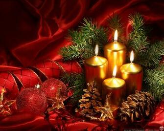 Christmas Candles X Wallpaper