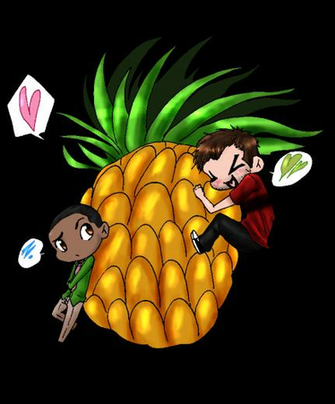 Psych Pineapple Love By Metalbeast114