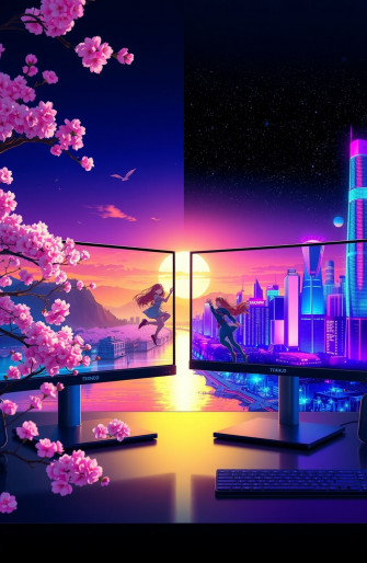 Dual Monitor Anime Wallpaper