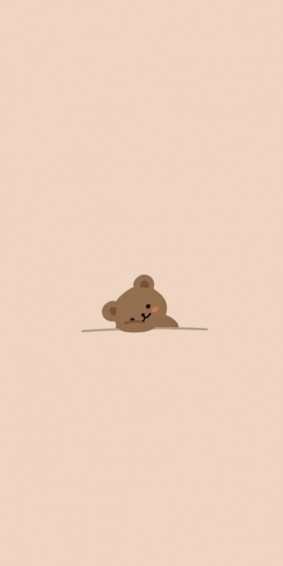 Brown Aesthetic Wallpaper Neutrals Cream Teddy
