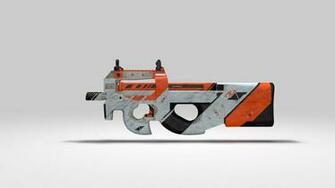 Csgo P90 Asiimov Render Wallpaper With Dust By Flezzy182