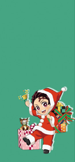 Tanjiro Christmas Wallpaper Anime Background
