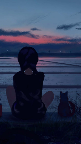 Alone Sad Anime Wallpaper