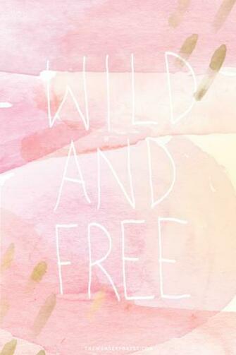 Pink And Gold Watercolor iPhone Wallpaper Wonder Forest