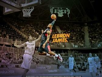 Nba Lebron James Dunk Basketball Player Wallpaper