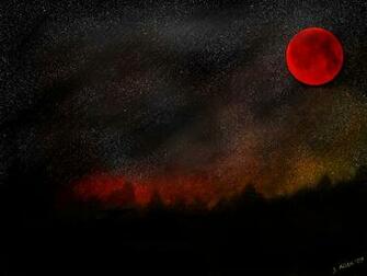 Blood Moon Forest By Pastorjwallen