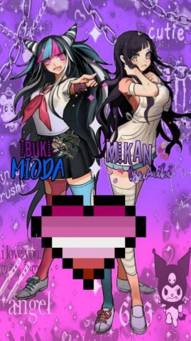 Wallpaper Ibukixmikan The Best Ship Ever Danganronpa Mikan